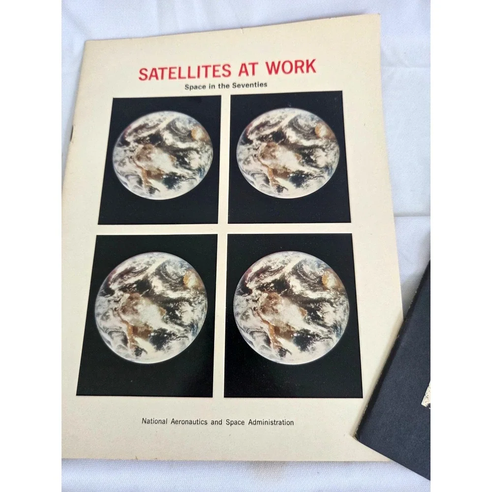 Vintage NASA Booklet Set, America In Space, Satellites At Work